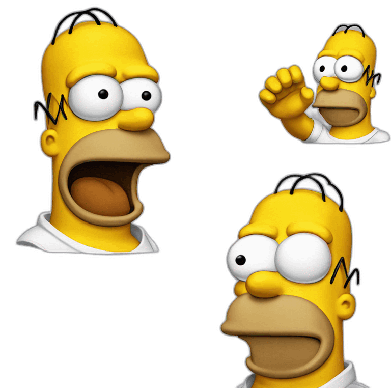 Homer simpson emoji