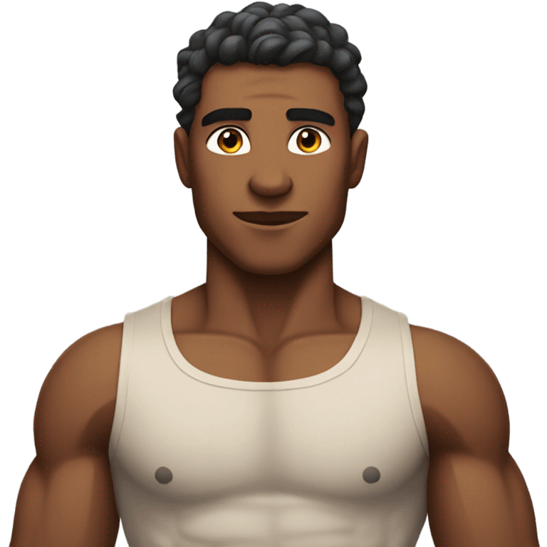 Shirtless man emoji