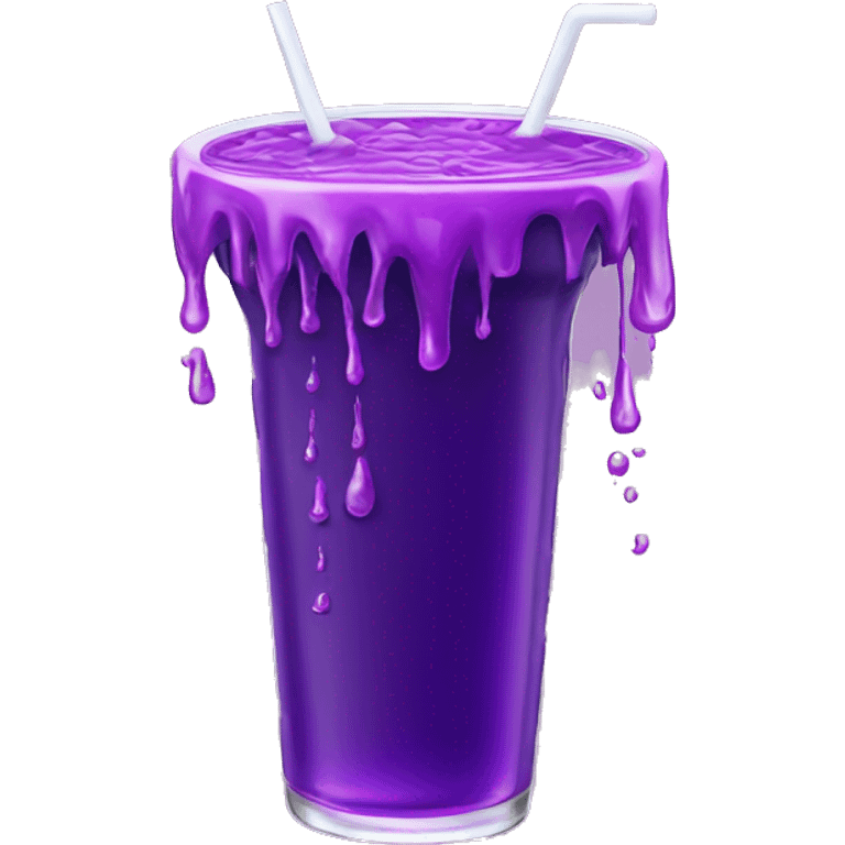 drippy lean purple drink emoji