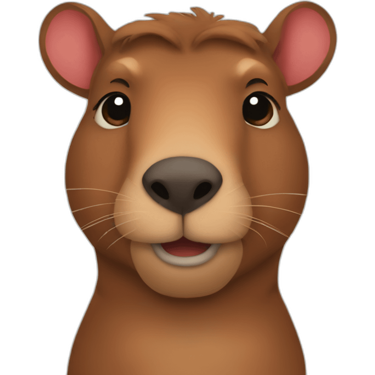 Love capibara emoji