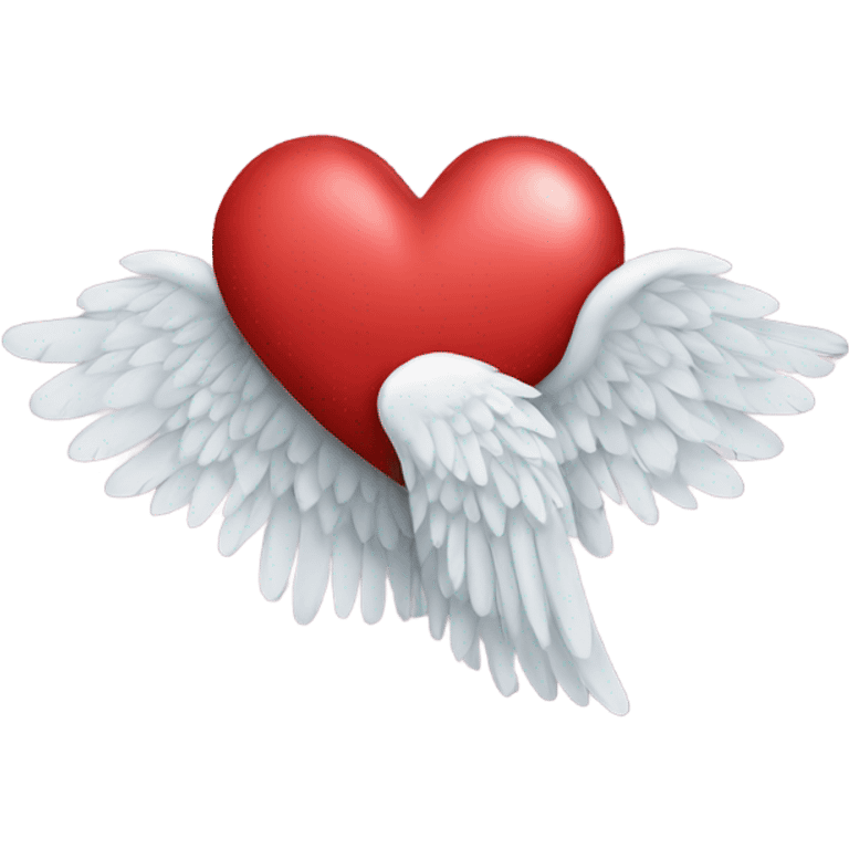 Heart with wings emoji