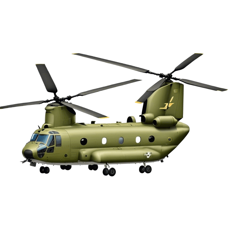 CH-47 Chinook Helicopter - boeing emoji