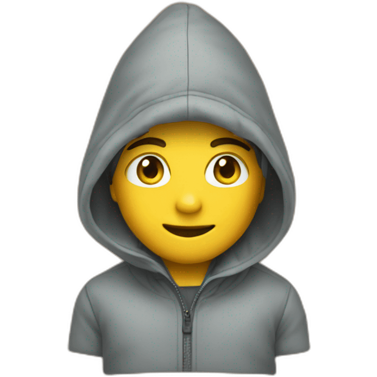 Boy cagoule emoji