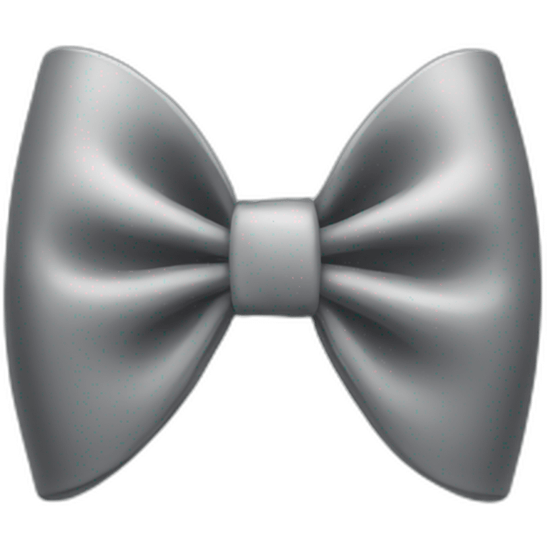 grey bow emoji