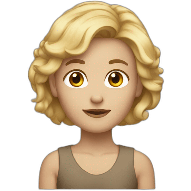 white 53 years brown blonde hair emoji