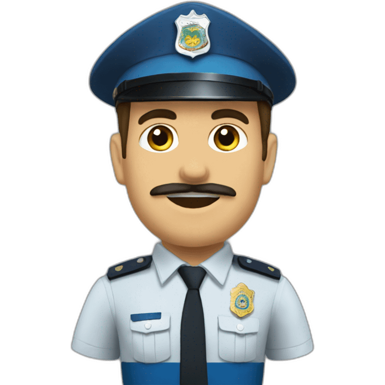 Policía uruguay emoji