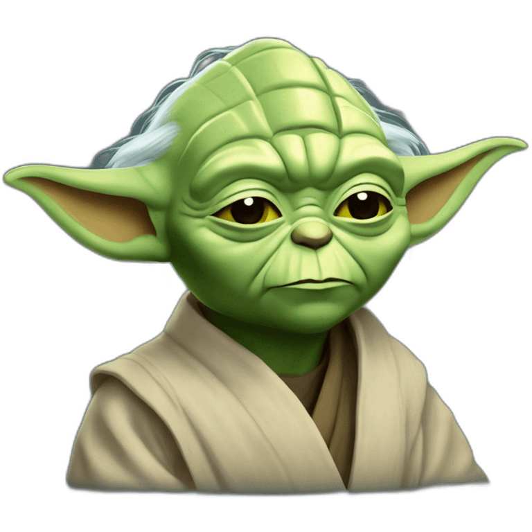 Maître Yoda qui dort emoji