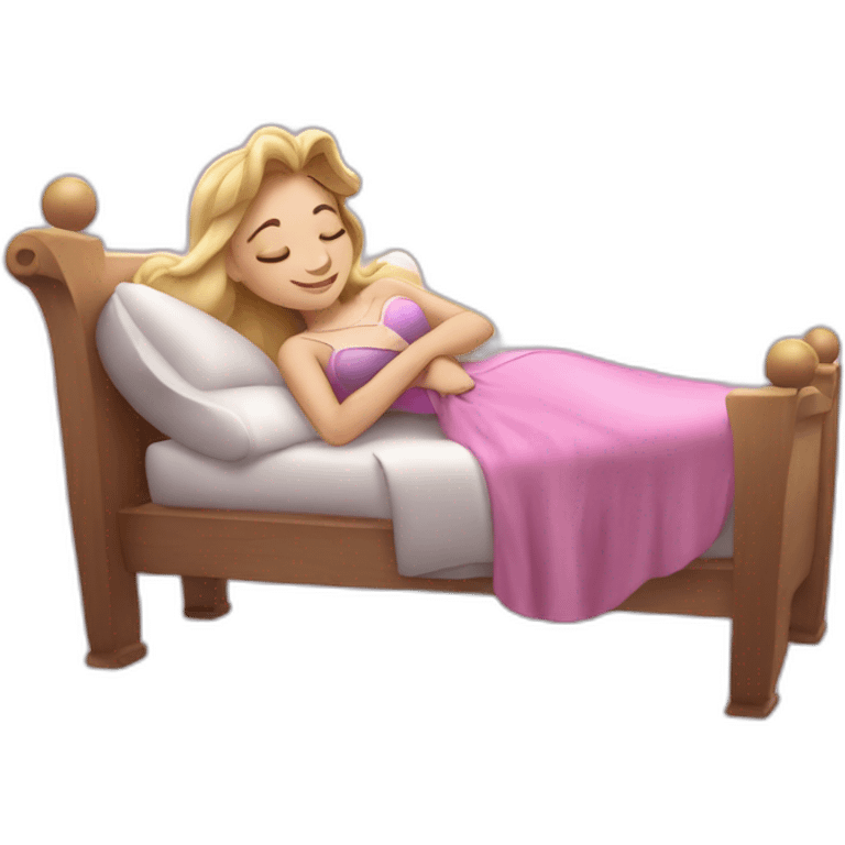 sleeping beauty thumbs up emoji