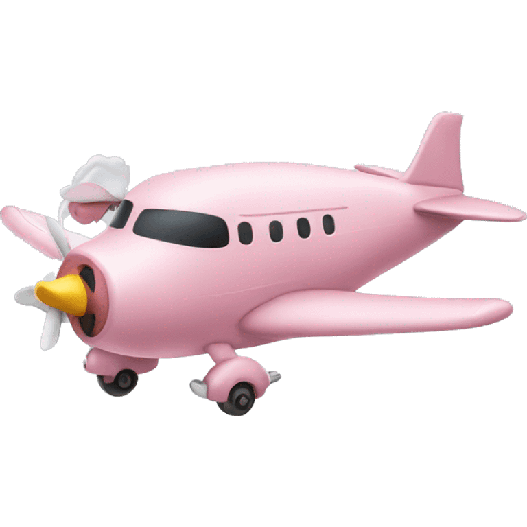 Pig flying a plane  emoji