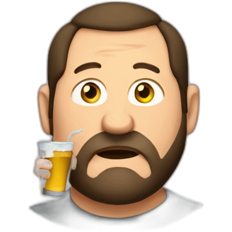 bert kreischer, drinking and fat emoji