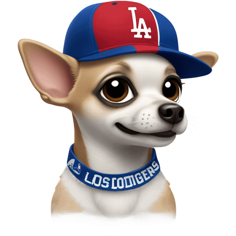 Los Angeles Dodgers Chihuahua emoji