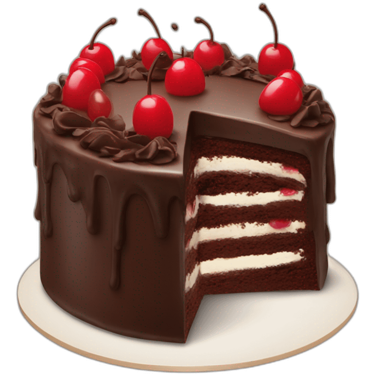 black forest cake emoji