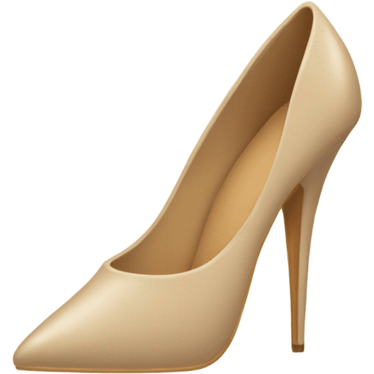 Beige stiletto emoji