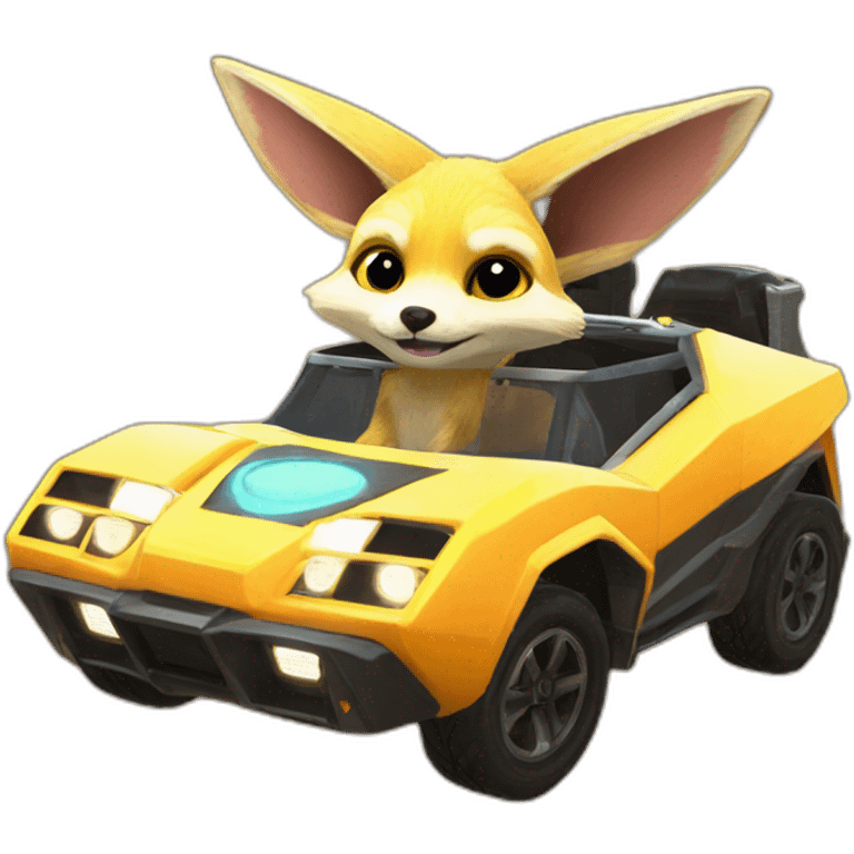 fennec car in rocket league emoji