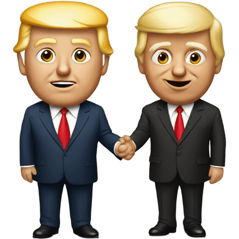 Trump and Mangione  emoji