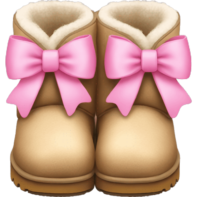 Uggs with bows emoji