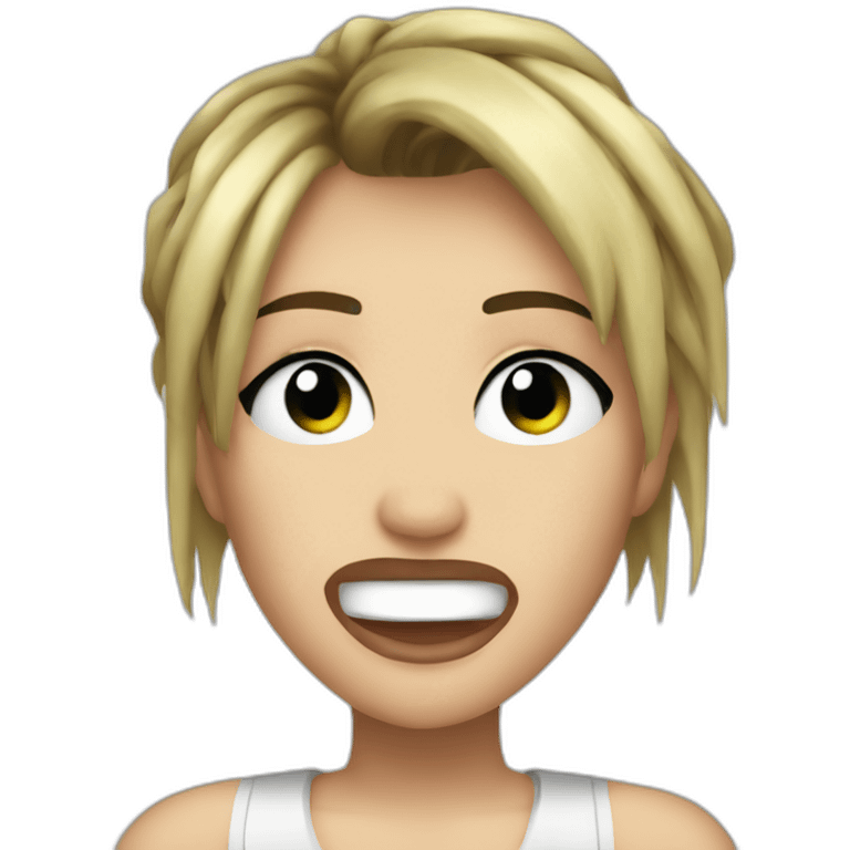 miley cyrus on wrecking ball emoji