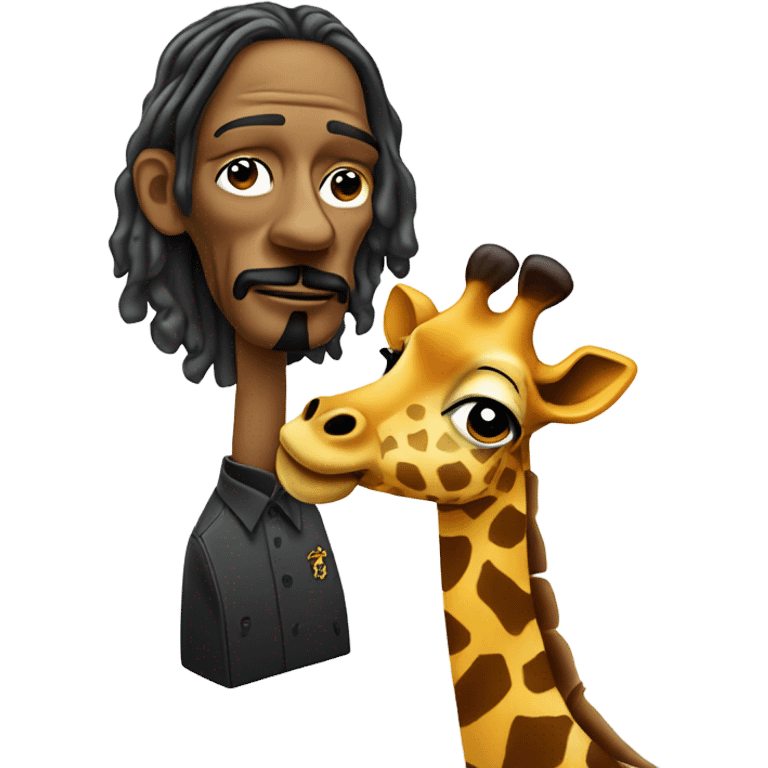 Snoop Dogg’s head on giraffe body emoji