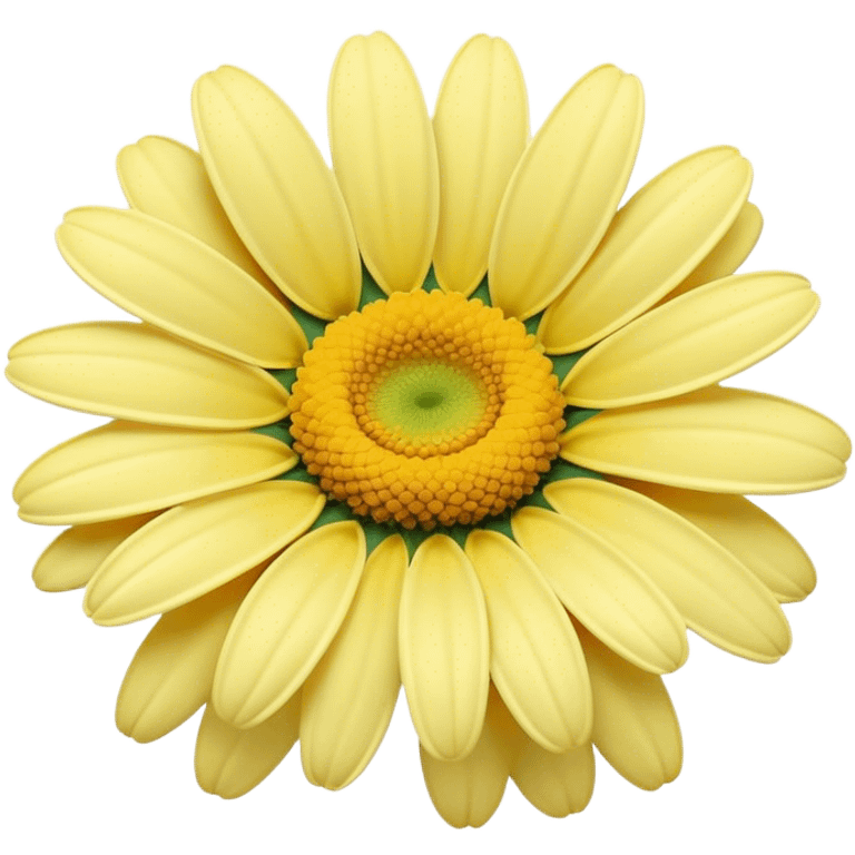 pastel yellow daisy emoji