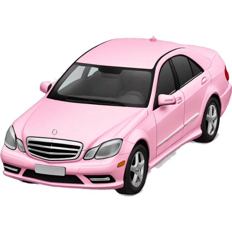 light pink mercedes benz car emoji