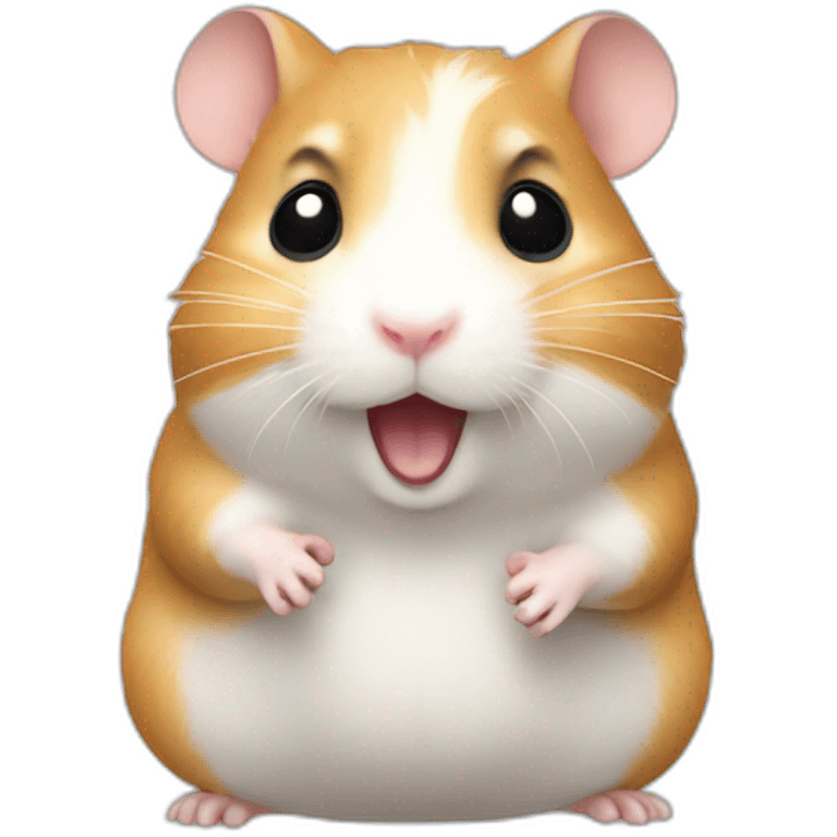 Hamster qui cours emoji