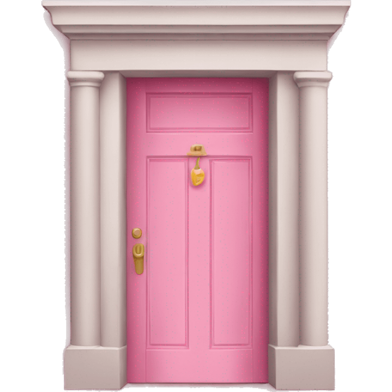 Pink door emoji