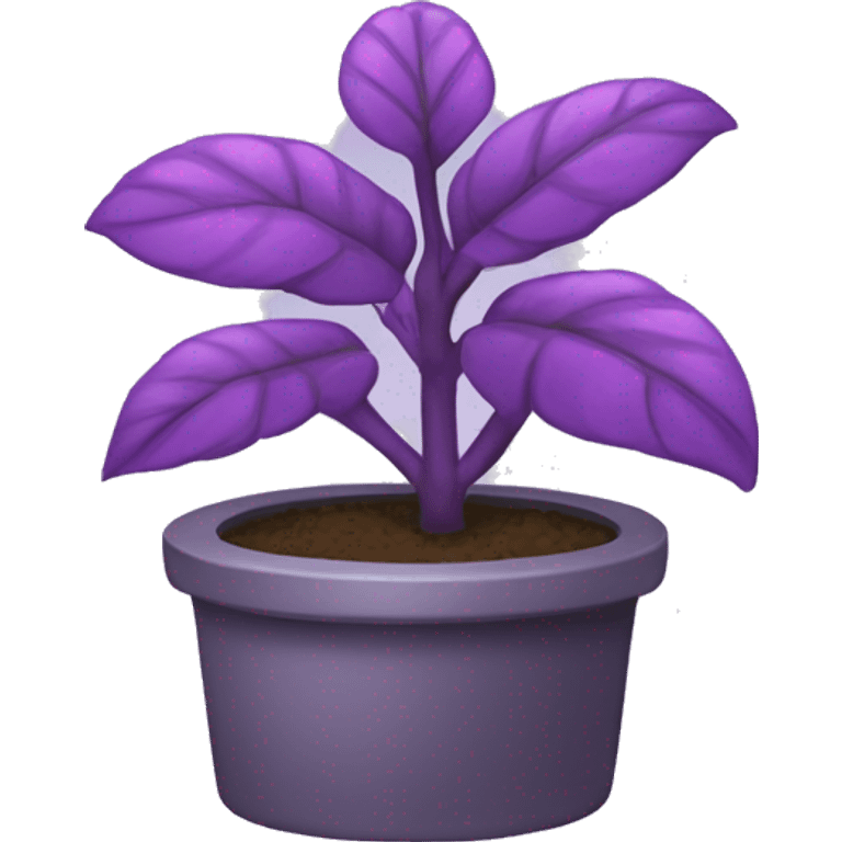 purple music plant emoji