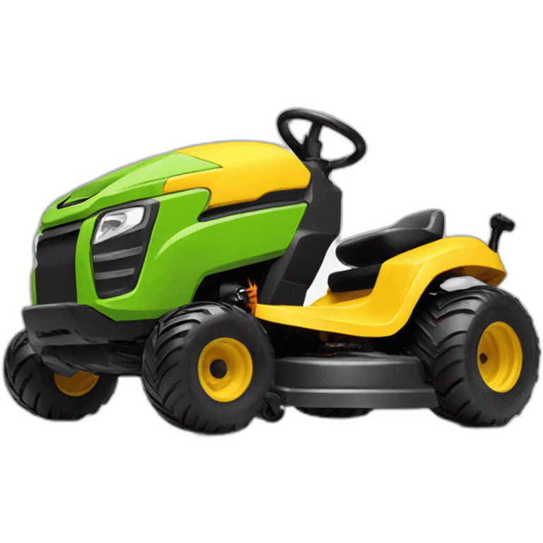 rc lawn mower  emoji