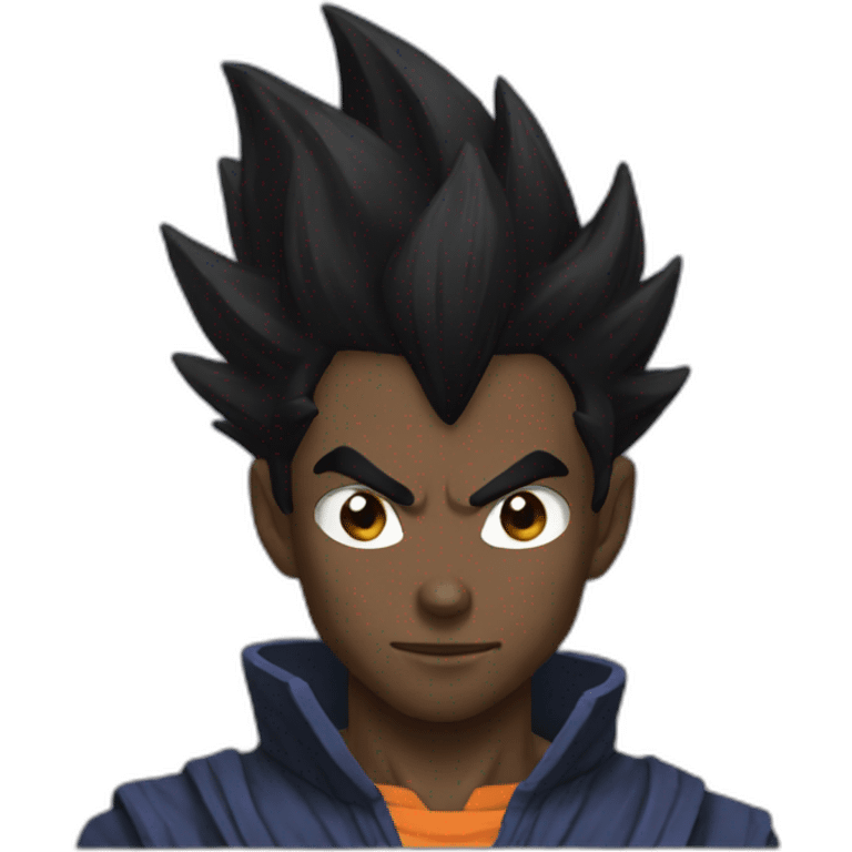 Black goku emoji