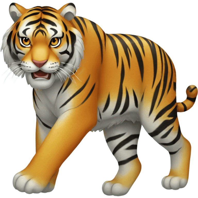 Tiger in mist emoji