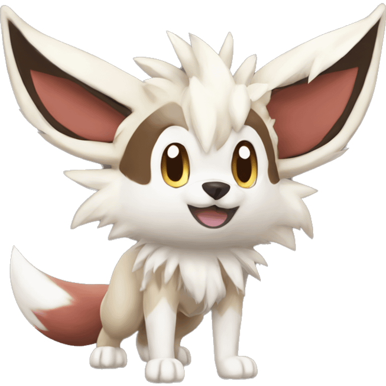 Lycanroc Eevee Furret Zigzagoon Fakémon emoji