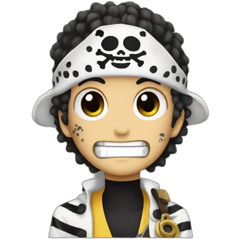 Trafalgar law One piece emoji