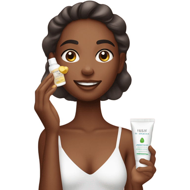 skin care girl emoji