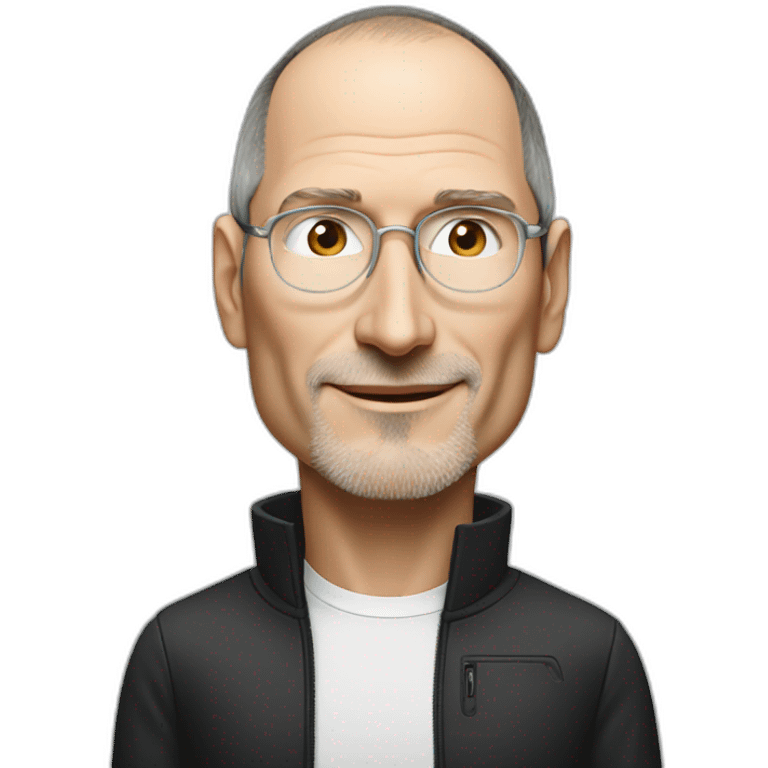 Steve Jobs with Elon musk emoji