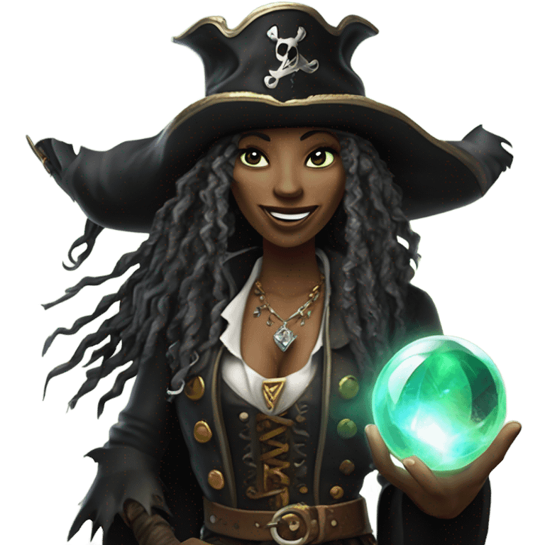 Pirate witch emoji