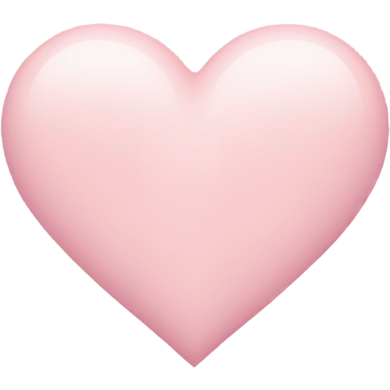 pastel pink heart emoji