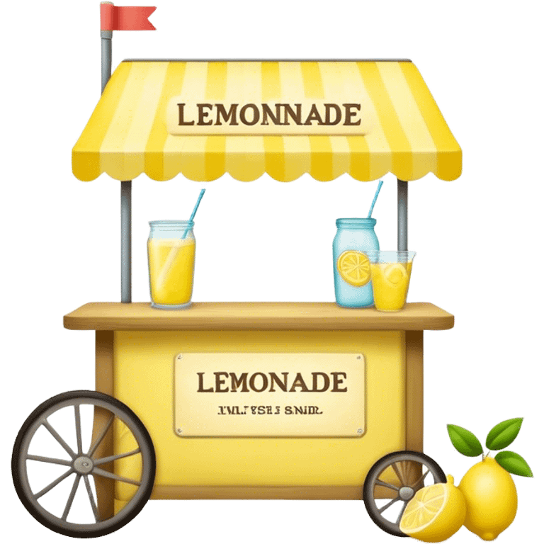 Lemonade stand emoji