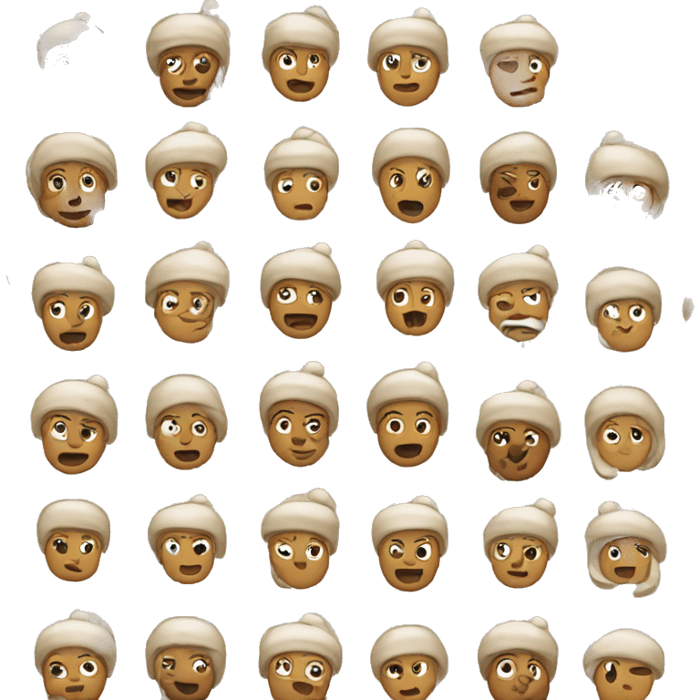 Beige christmas emoji