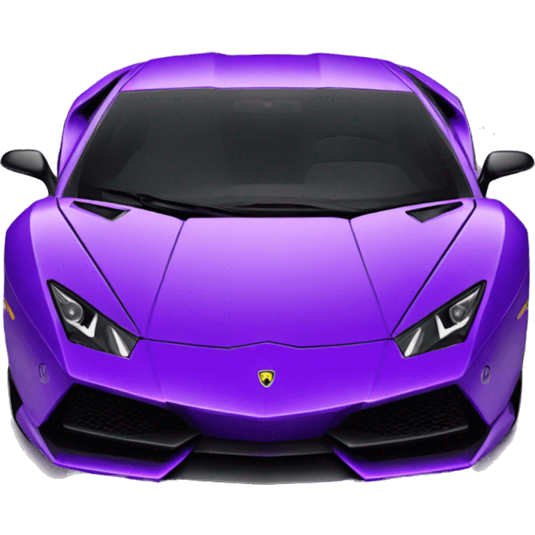 Purple Lamborghini  emoji