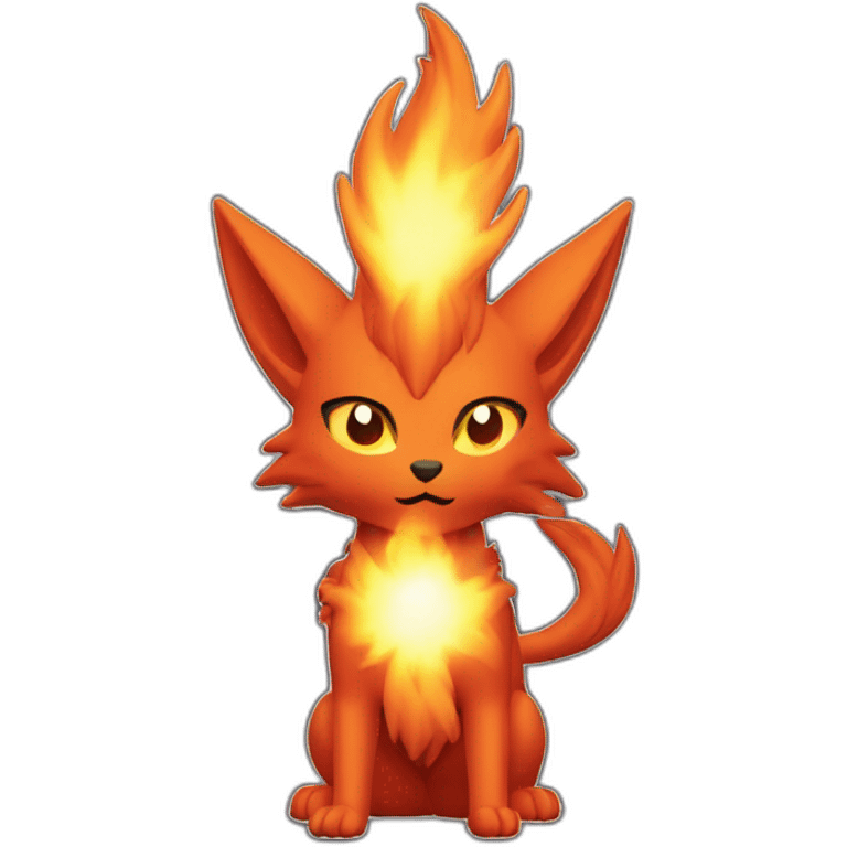 kurama en feux emoji