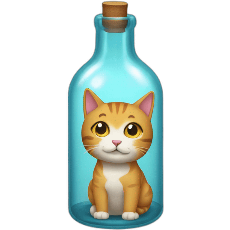 Cat in the bottle emoji