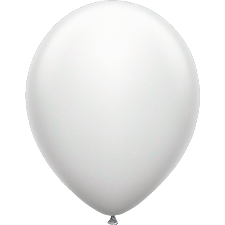 white ballon emoji