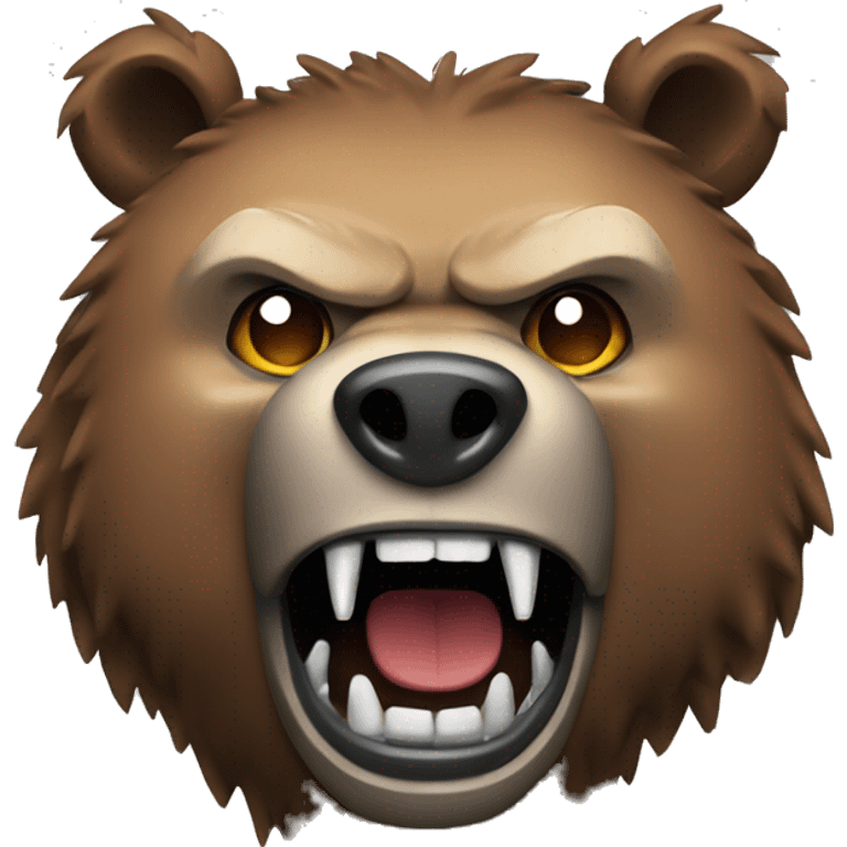 Robot Ferocious grizzly  emoji