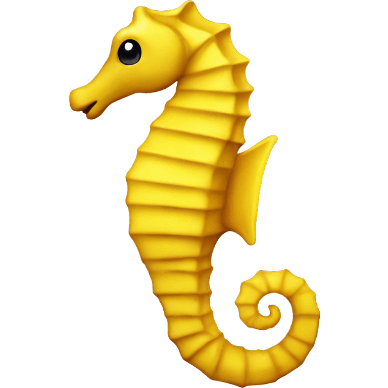 Yellow Seahorse emoji