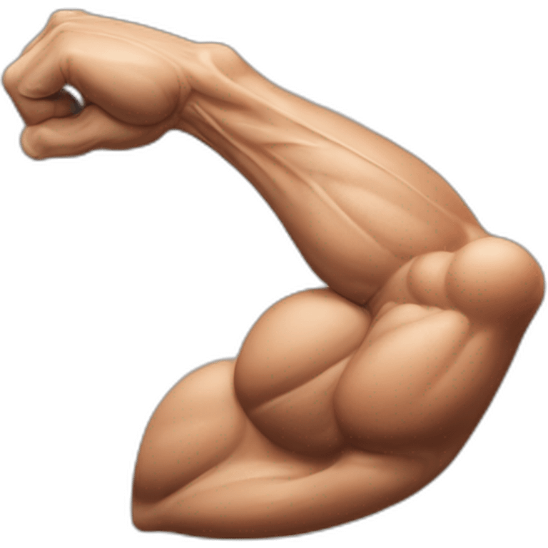 REALISCTIC MUSCULE ARM  emoji