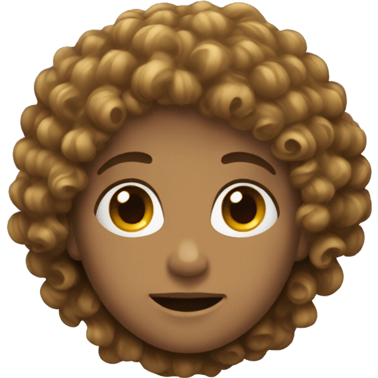 Curly hair  emoji