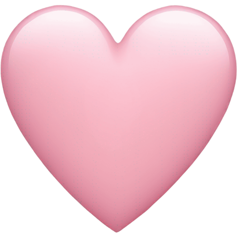 Light pink heart emoji