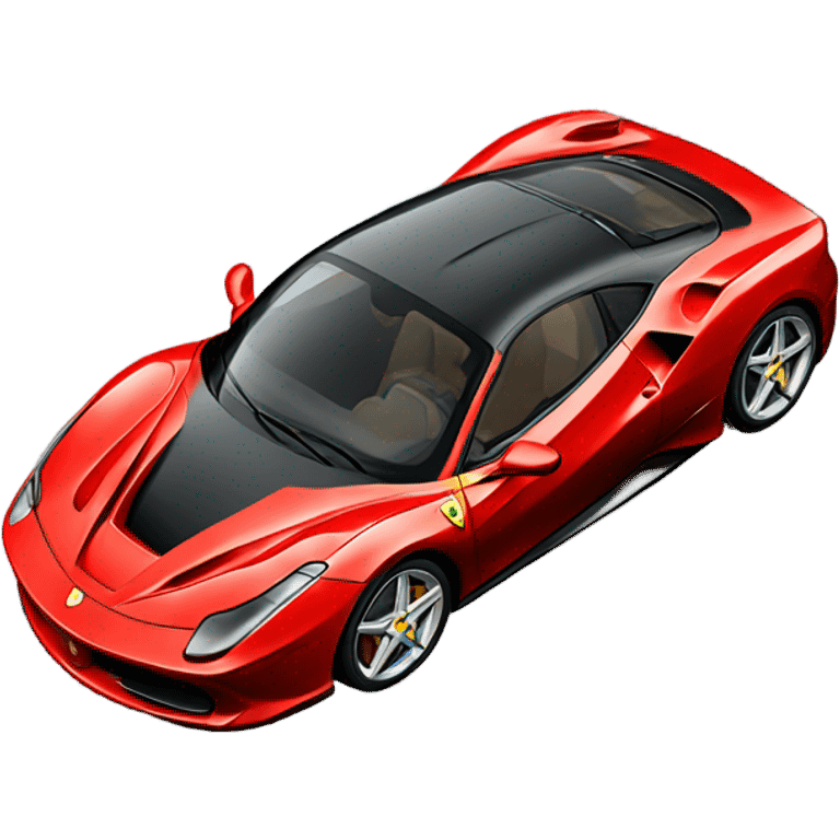 Ferrari isometric emoji