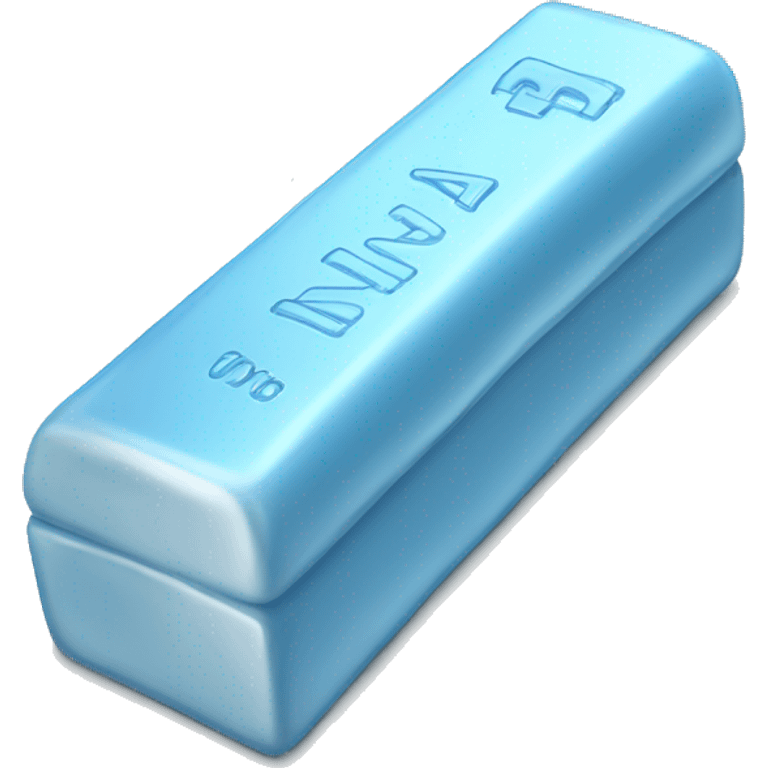 light blue platinum bar emoji