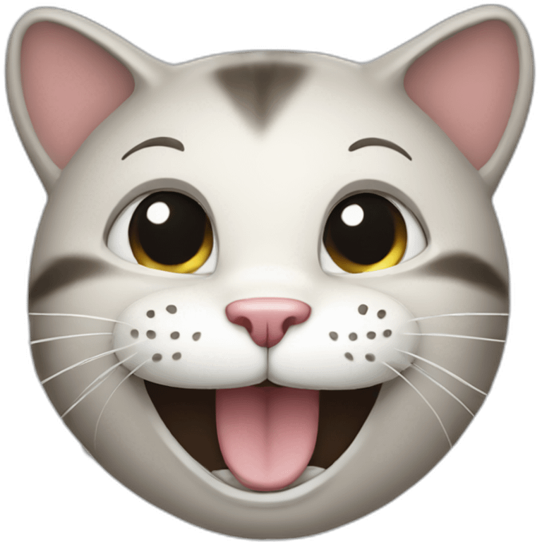 Laughing cat emoji